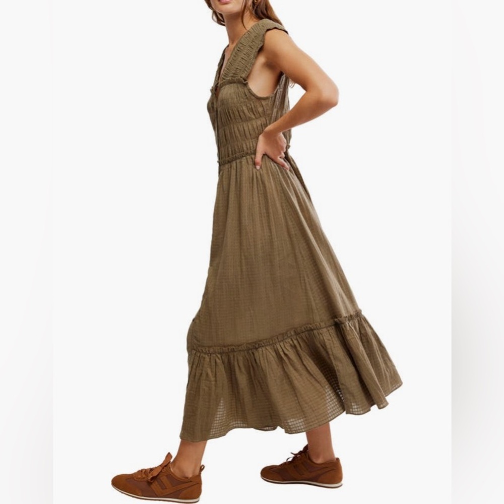 NWT Free People Desert Daze Maxi Dress Size M - Picture 3 of 4